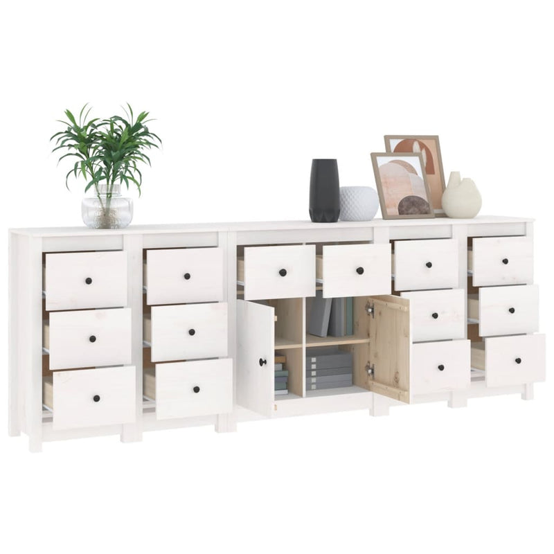 Sideboard_White_230x35x80_cm_Solid_Wood_Pine_IMAGE_4_EAN:8720287100324