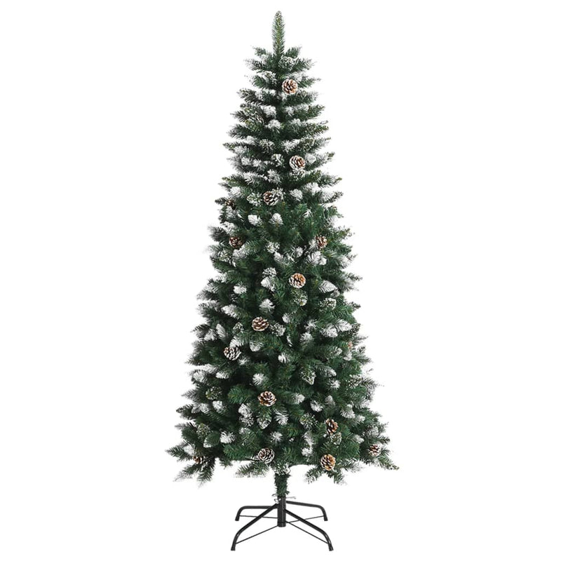 Artificial_Christmas_Tree_with_Stand_Green_150_cm_PVC_IMAGE_2