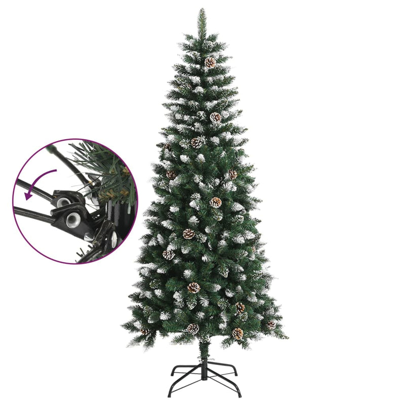 Artificial_Christmas_Tree_with_Stand_Green_150_cm_PVC_IMAGE_3