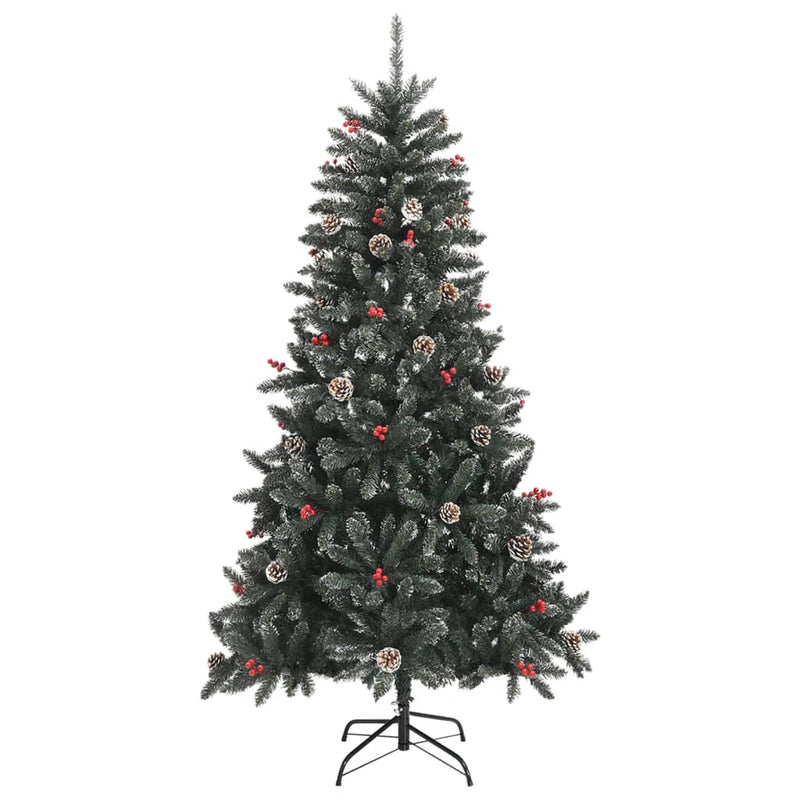 Artificial_Christmas_Tree_with_Stand_Green_180_cm_PVC_IMAGE_2