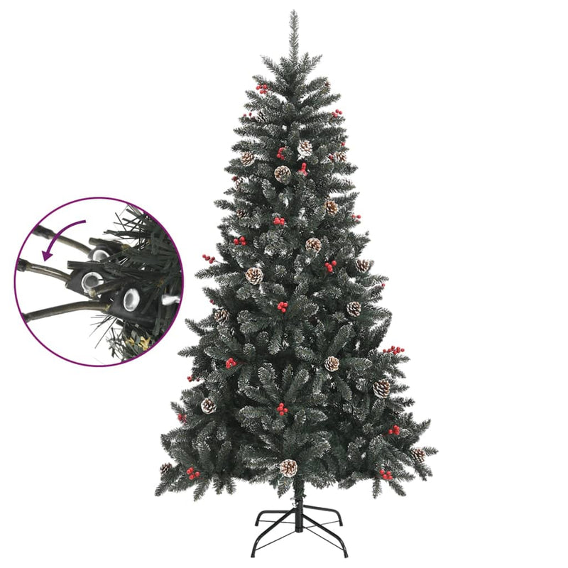Artificial_Christmas_Tree_with_Stand_Green_180_cm_PVC_IMAGE_3