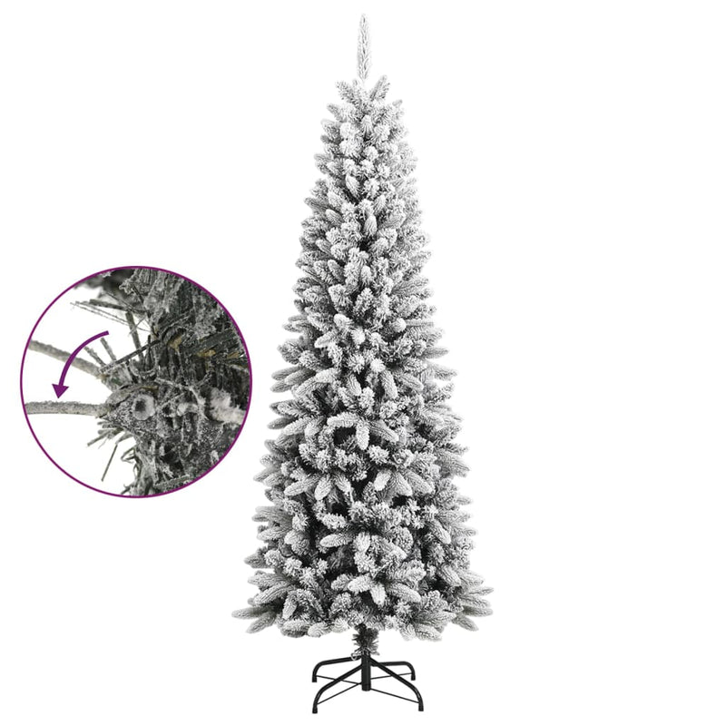 Artificial_Christmas_Tree_with_Flocked_Snow_240_cm_PVC&PE_IMAGE_6_EAN:8720287110347
