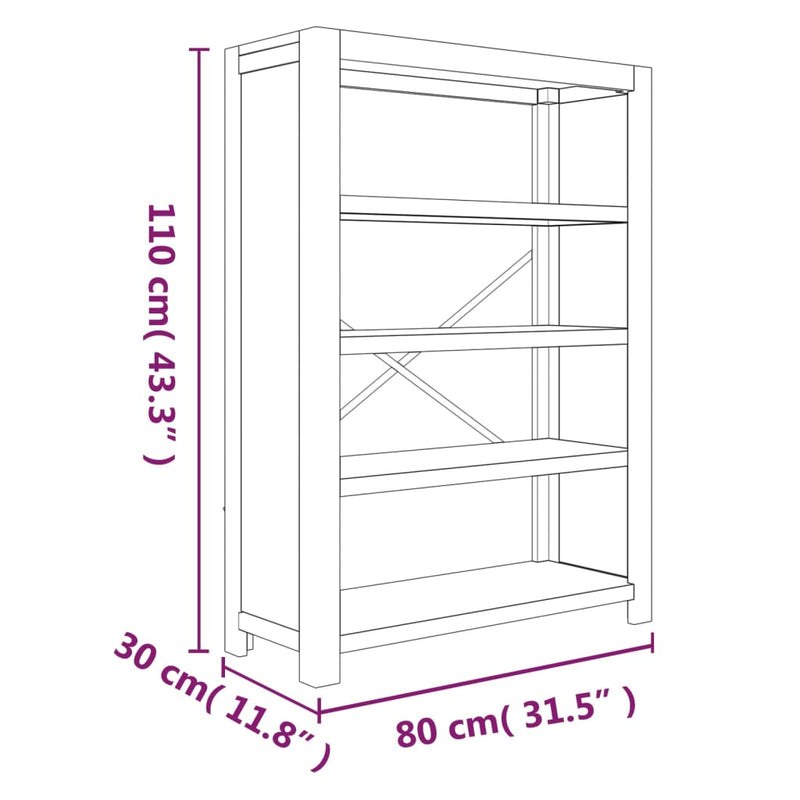 4-Tier_Bookcase_80x30x110_cm_Solid_Wood_Acacia_IMAGE_8
