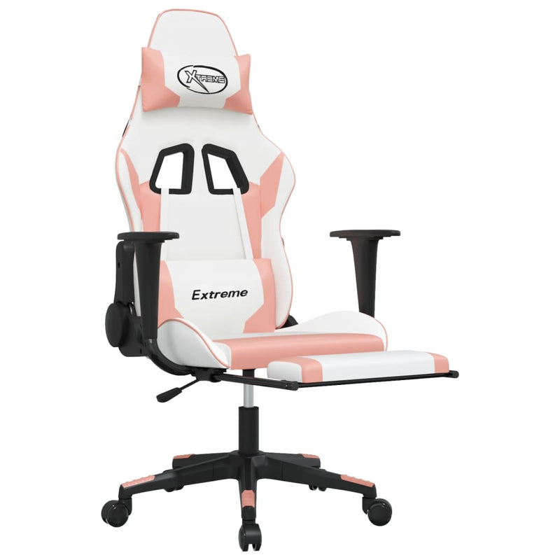 Massage_Gaming_Chair_with_Footrest_White&Pink_Faux_Leather_IMAGE_3_EAN:8720287144076