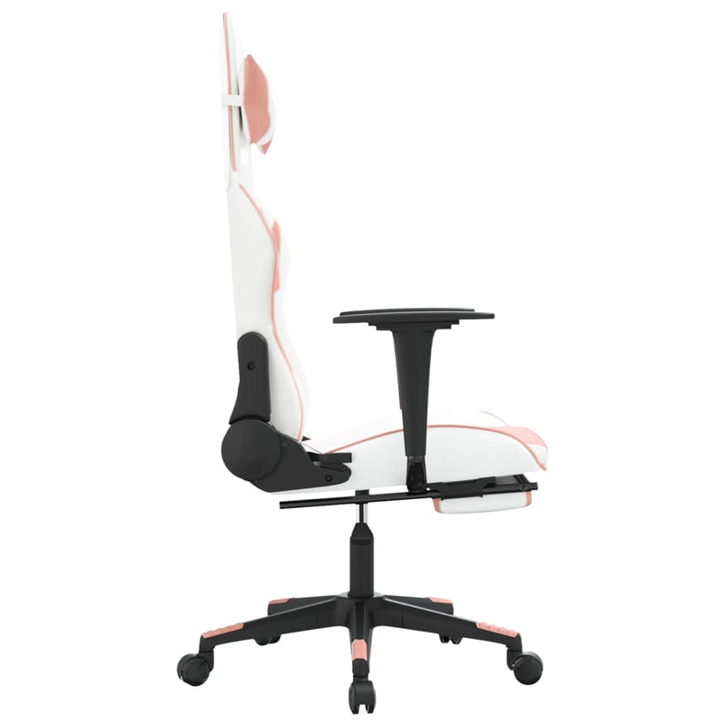 Massage_Gaming_Chair_with_Footrest_White&Pink_Faux_Leather_IMAGE_5_EAN:8720287144076