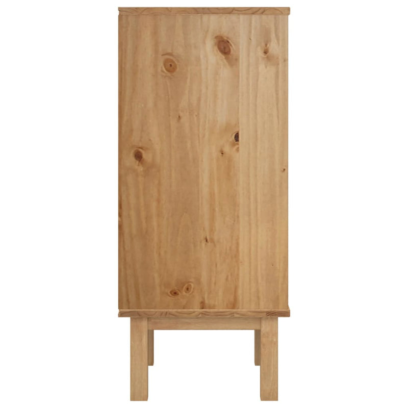 Drawer Cabinet OTTA 45x39x90cm Solid Wood Pine