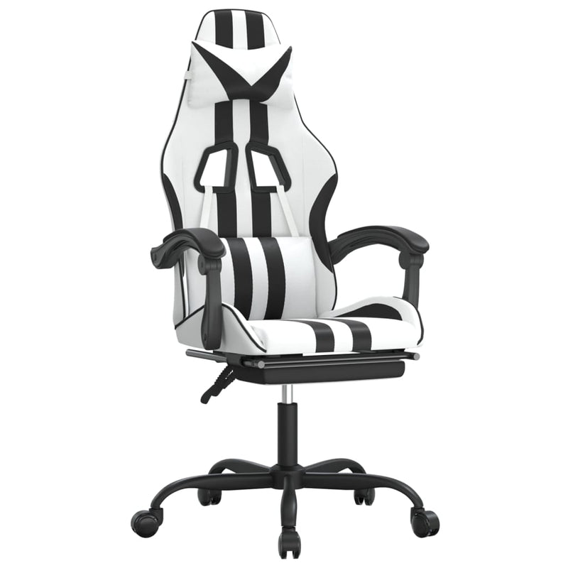 Swivel_Gaming_Chair_with_Footrest_White&Black_Faux_Leather_IMAGE_2_EAN:8720287198208