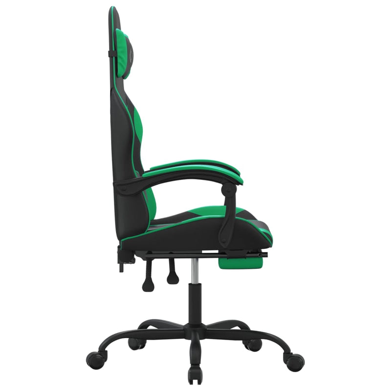 Swivel_Gaming_Chair_with_Footrest_Black&Green_Faux_Leather_IMAGE_4_EAN:8720287198611