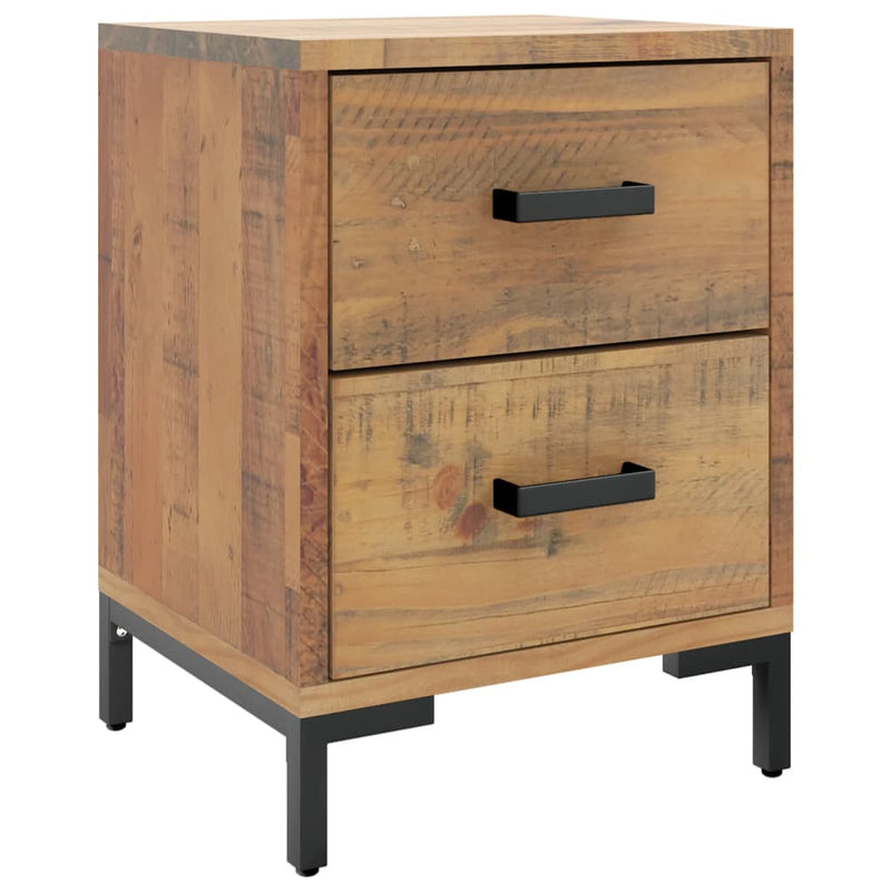 Bedside_Cabinet_Brown_36x30x45_cm_Solid_Pinewood_IMAGE_2