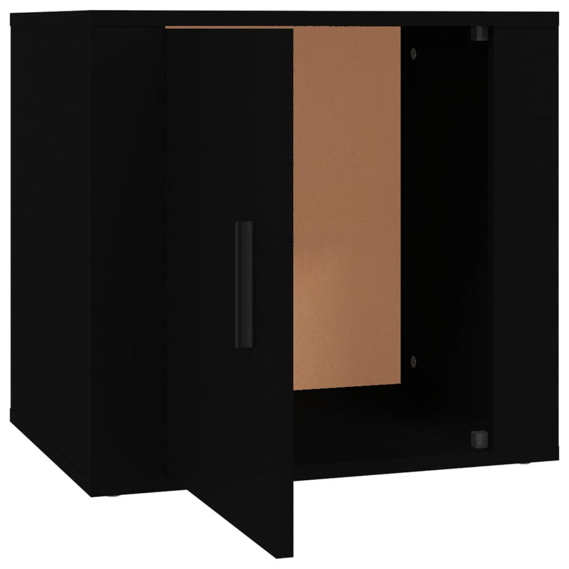 Bedside Cabinets 2 pcs Black 50x39x47 cm