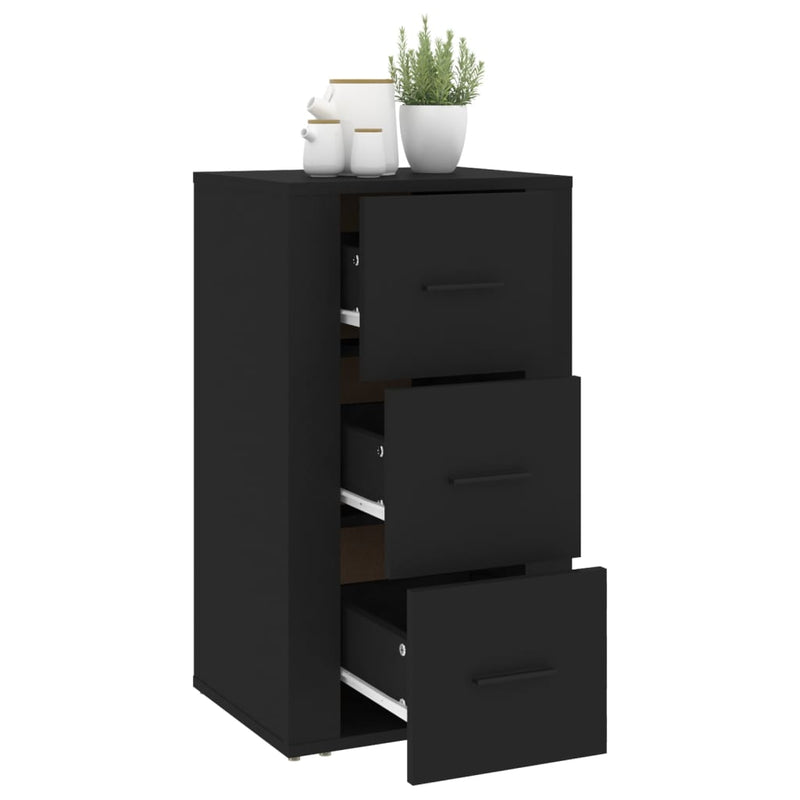 Sideboard Black 40x33x70 cm Engineered Wood
