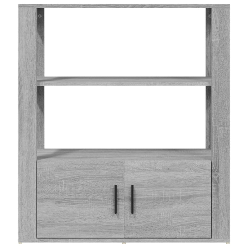 Sideboard Grey Sonoma 80x30x90 cm Engineered Wood