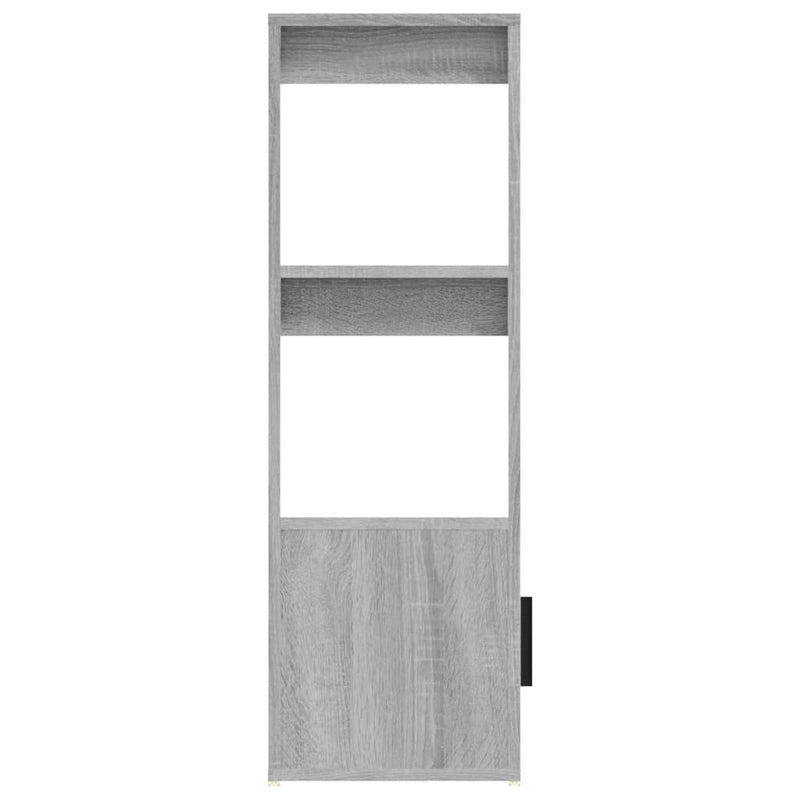 Sideboard Grey Sonoma 80x30x90 cm Engineered Wood