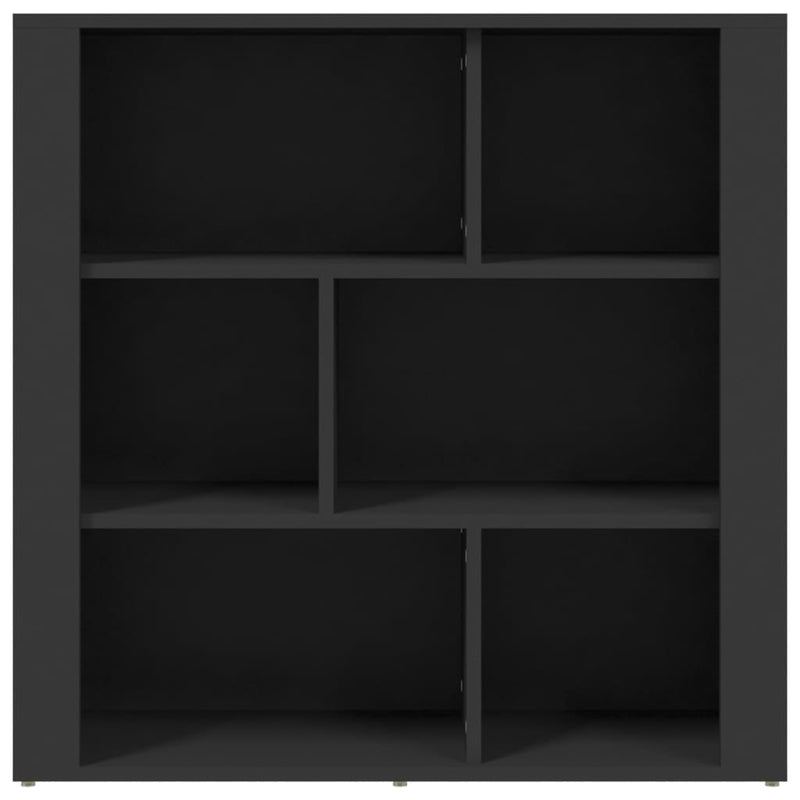 Sideboard Black 80x30x80 cm Engineered Wood