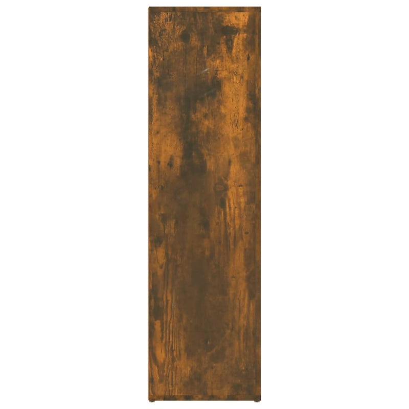 Sideboard Smoked Oak 80x30x106 cm Engineered Wood