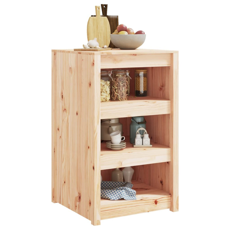 Outdoor Kitchen Cabinet 55x55x92 cm Solid Wood Pine