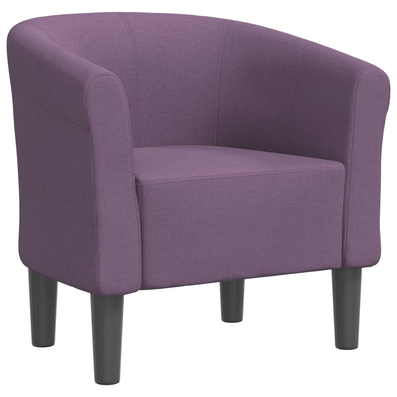 Tub Chair Purple Fabric