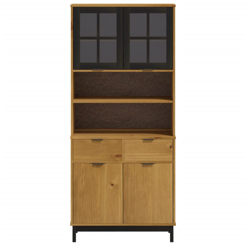 Highboard_with_Glass_Doors_FLAM_80x40x180_cm_Solid_Wood_Pine_IMAGE_5