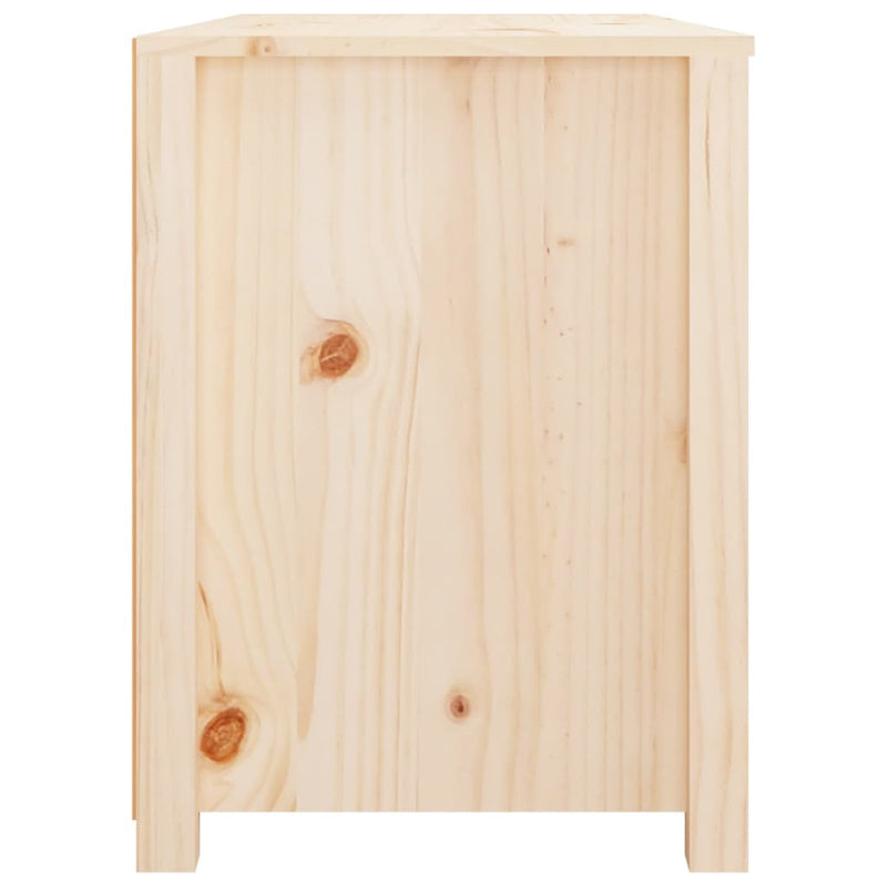 Side Cabinet 100x40x54 cm Solid Wood Pine