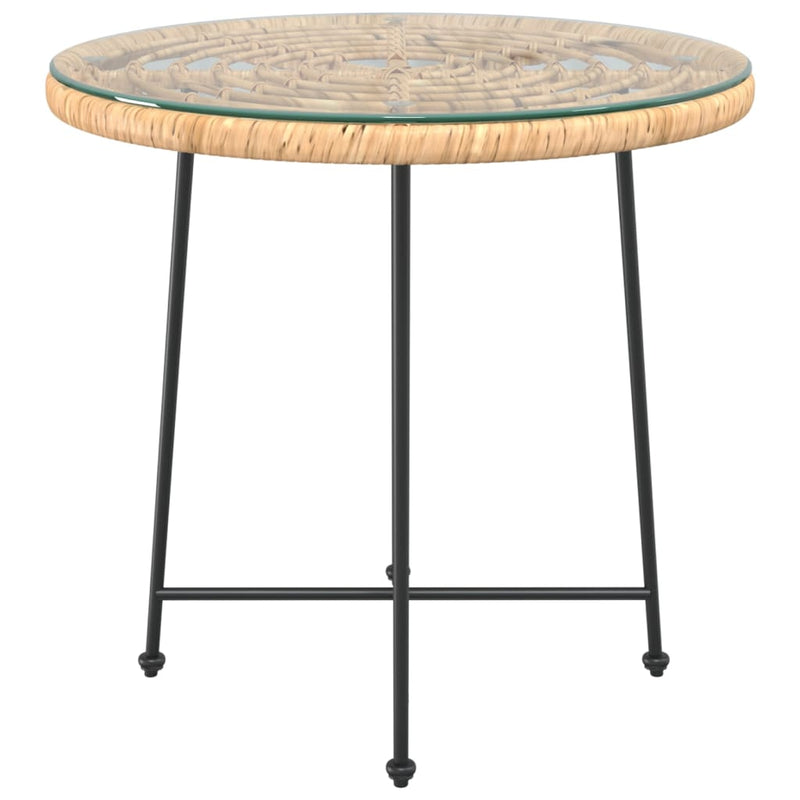 Dining_Table_Ø80_cm Tempered_Glass_and_Steel_IMAGE_3