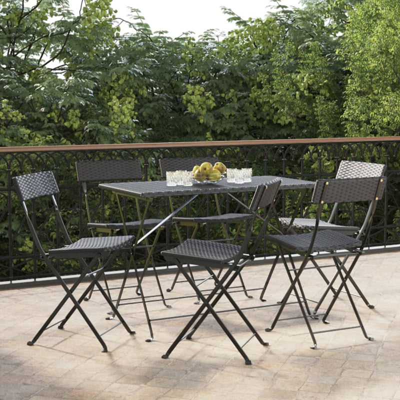 Folding_Bistro_Chairs_6_pcs_Black_Poly_Rattan_and_Steel_IMAGE_1_EAN:8720845666088