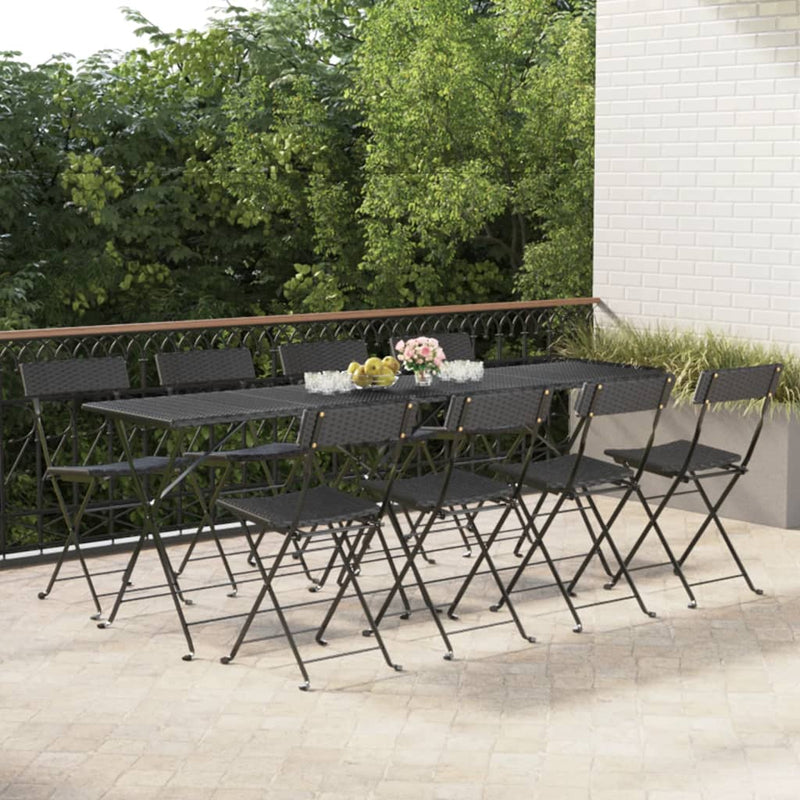 Folding_Bistro_Chairs_8_pcs_Black_Poly_Rattan_and_Steel_IMAGE_1_EAN:8720845666095