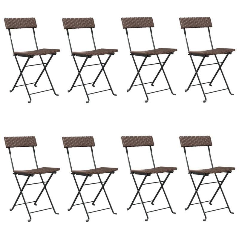 Folding_Bistro_Chairs_8_pcs_Brown_Poly_Rattan_and_Steel_IMAGE_2_EAN:8720845666125