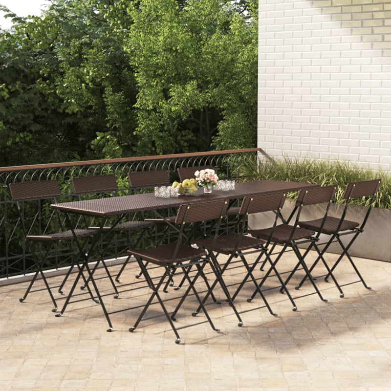 Folding_Bistro_Chairs_8_pcs_Brown_Poly_Rattan_and_Steel_IMAGE_1_EAN:8720845666125