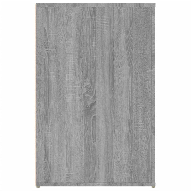 Desk Grey Sonoma 100x49x75 cm Engineered Wood