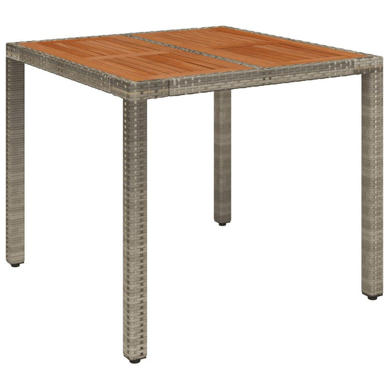 Garden_Table_with_Wooden_Top_Grey_90x90x75_cm_Poly_Rattan_IMAGE_2