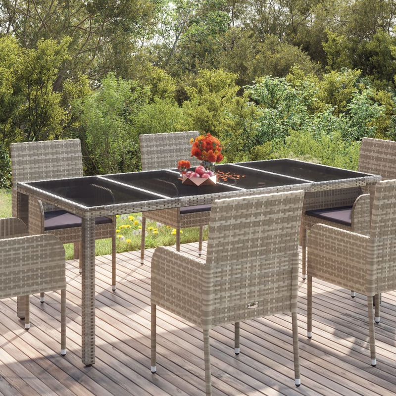 Garden_Table_with_Glass_Top_Grey_190x90x75_cm_Poly_Rattan_IMAGE_1