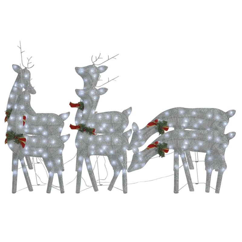 Christmas_Reindeers_6_pcs_Silver_Cold_White_Mesh_IMAGE_2_EAN:8720845681661