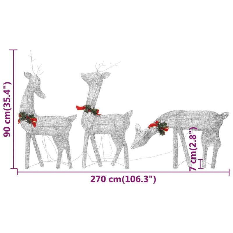 Christmas_Reindeers_6_pcs_Silver_Cold_White_Mesh_IMAGE_10_EAN:8720845681661