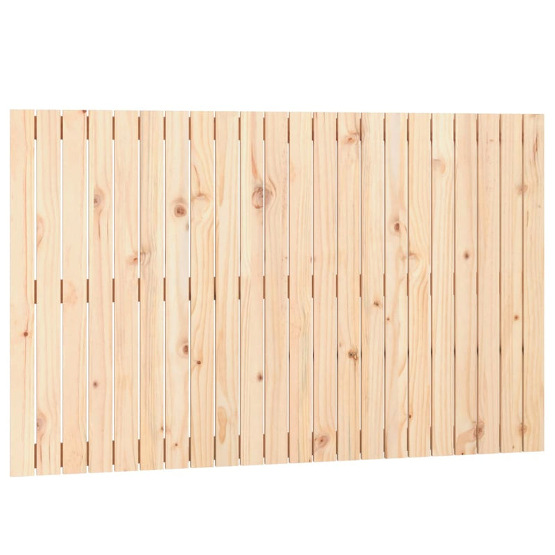 Wall Headboard 140x3x90 cm Solid Wood Pine