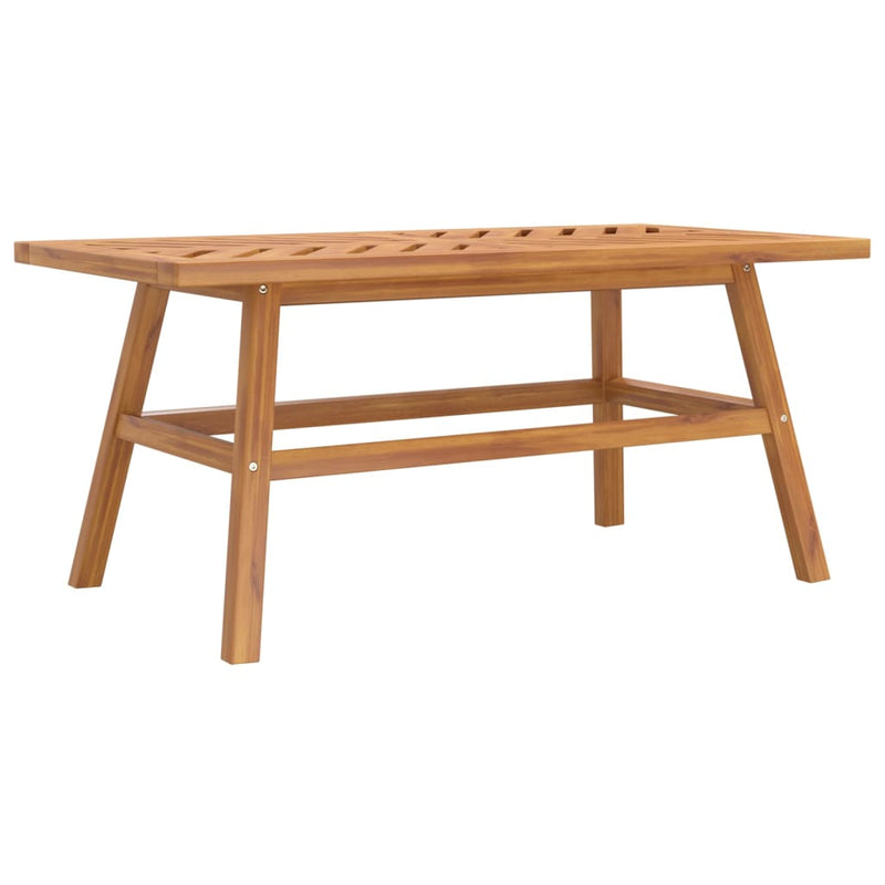 Coffee Table 100x50x45 cm Solid Wood Acacia
