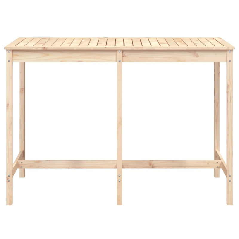 Garden Table 159.5x82.5x110 cm Solid Wood Pine