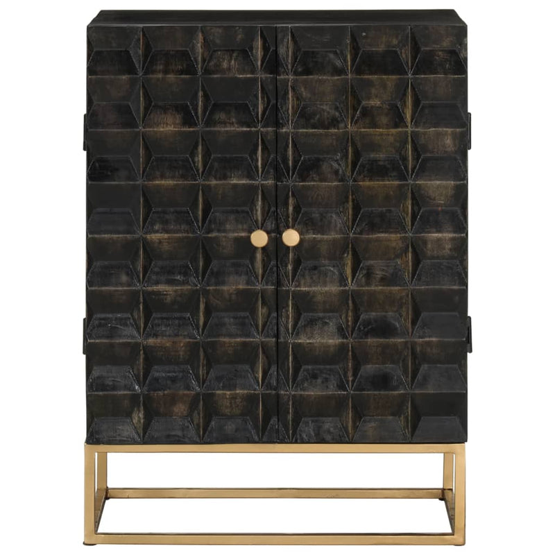 Sideboard_Black_55x34x75_cm_Solid_Wood_Mango_and_Iron_IMAGE_2_EAN:8720845692971