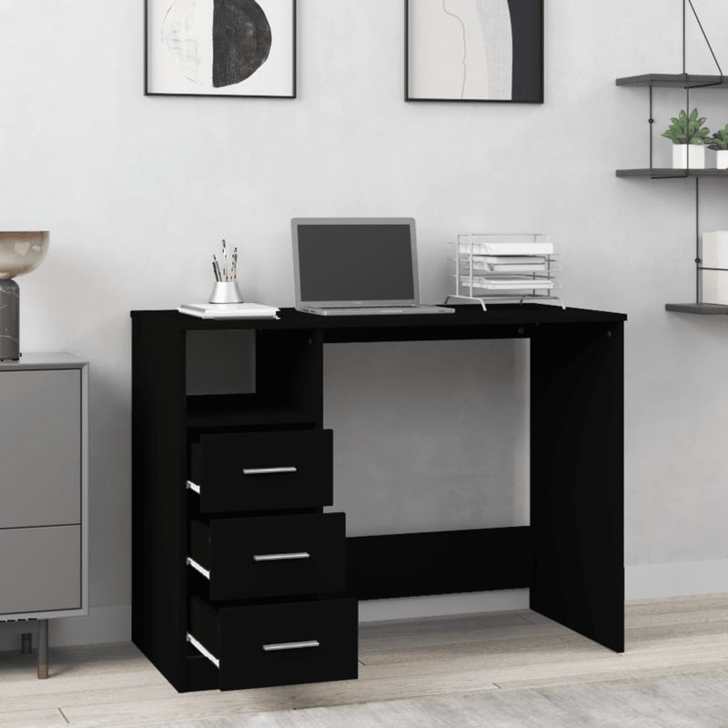 Desk_with_Drawers_Black_102x50x76_cm_Engineered_Wood_IMAGE_3_EAN:8720845693459
