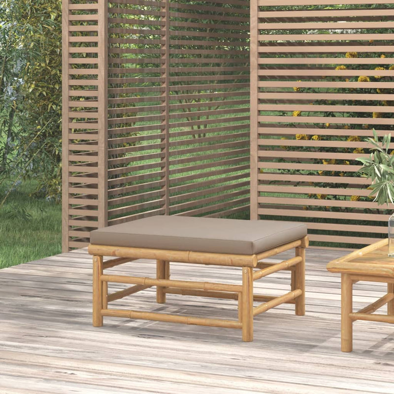 Garden_Footstool_with_Taupe_Cushion_Bamboo_IMAGE_1