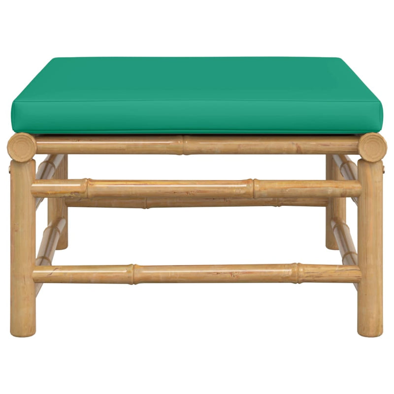 Garden_Footstool_with_Green_Cushion_Bamboo_IMAGE_3