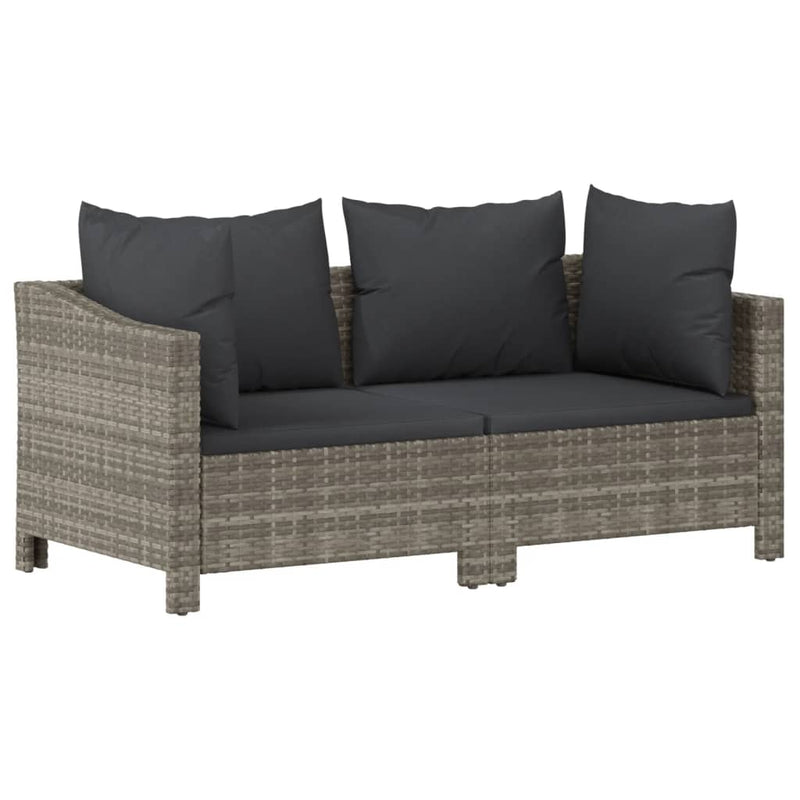 2_Piece_Garden_Lounge_Set_with_Cushions_Grey_Poly_Rattan_IMAGE_2_EAN:8720845727062