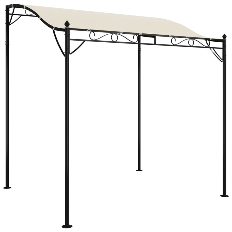 Canopy Cream 2x2.3 m 180 g/m² Fabric and Steel