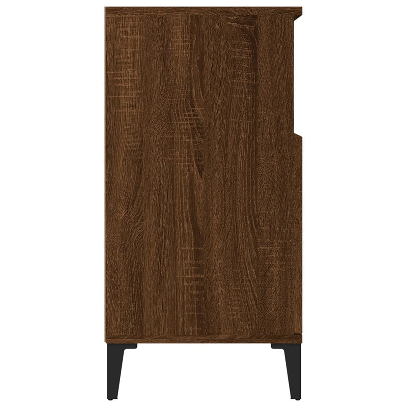Sideboard Brown Oak 60x35x70 cm Engineered Wood