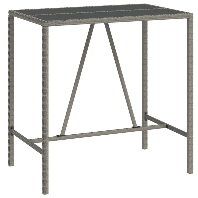 Bar_Table_with_Glass_Top_Grey_110x70x110_cm_Poly_Rattan_IMAGE_2