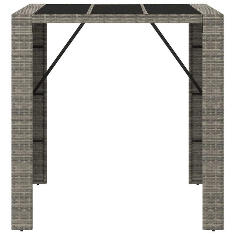 Bar_Table_with_Glass_Top_Grey_105x80x110_cm_Poly_Rattan_IMAGE_3
