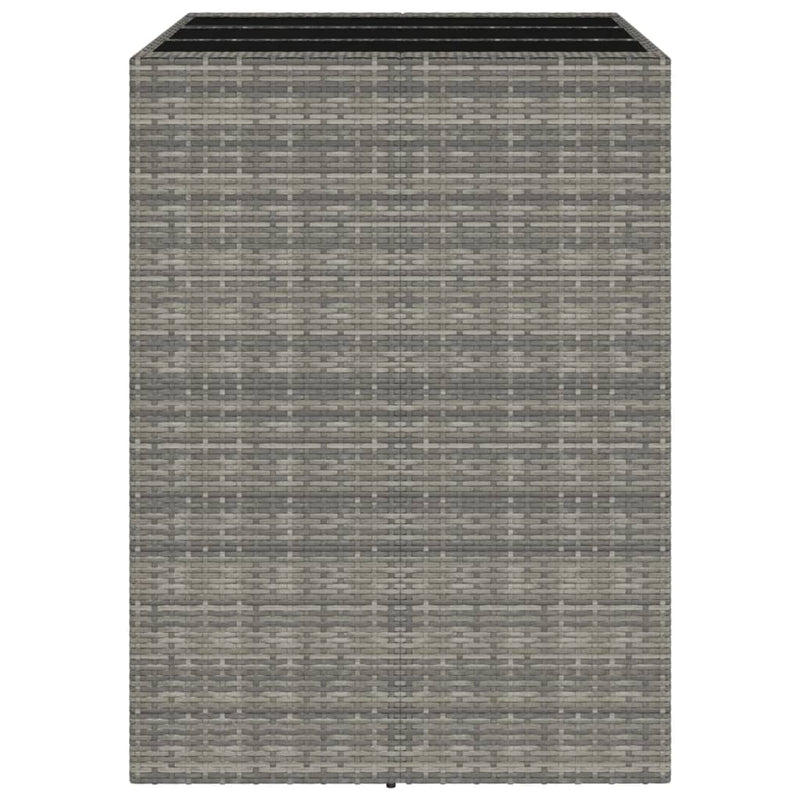 Bar_Table_with_Glass_Top_Grey_105x80x110_cm_Poly_Rattan_IMAGE_4