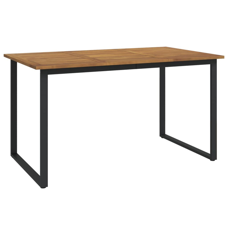 Garden_Table_with_U-shaped_Legs_140x80x75_cm_Solid_Wood_Acacia_IMAGE_2