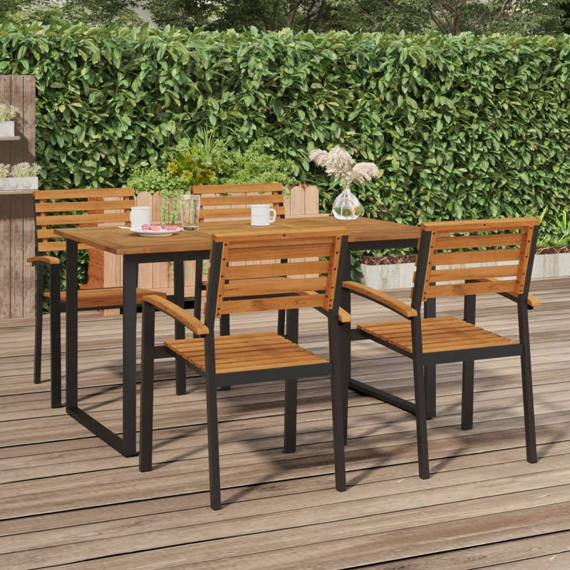 Garden_Table_with_U-shaped_Legs_140x80x75_cm_Solid_Wood_Acacia_IMAGE_1