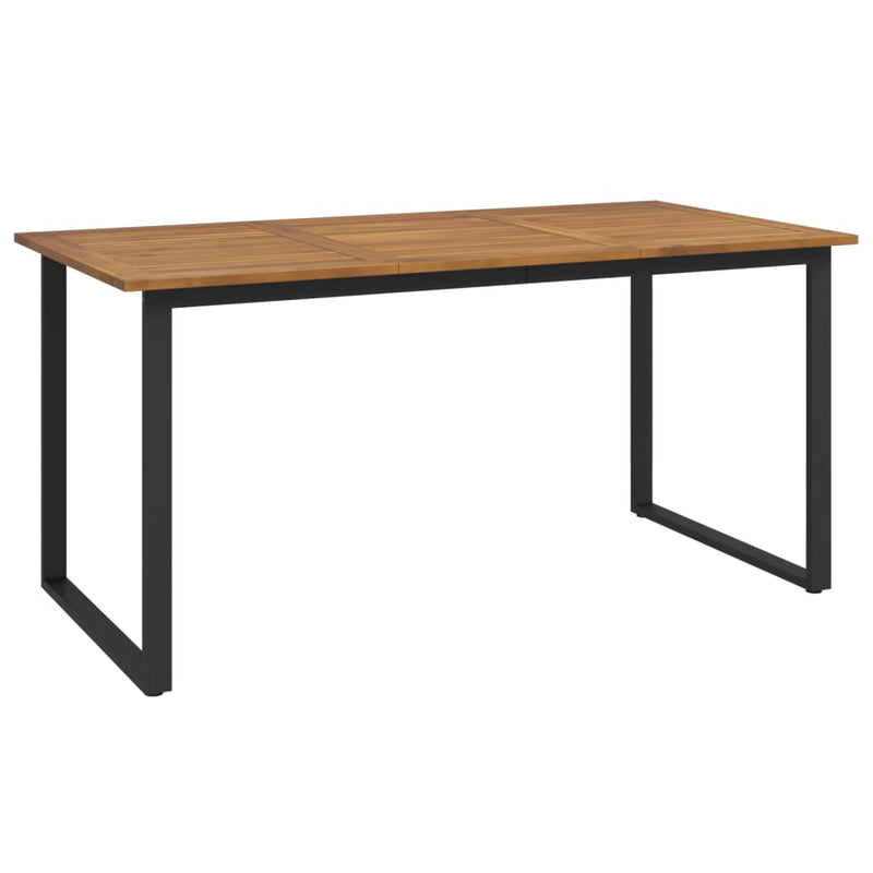 Garden_Table_with_U-shaped_Legs_160x80x75_cm_Solid_Wood_Acacia_IMAGE_2
