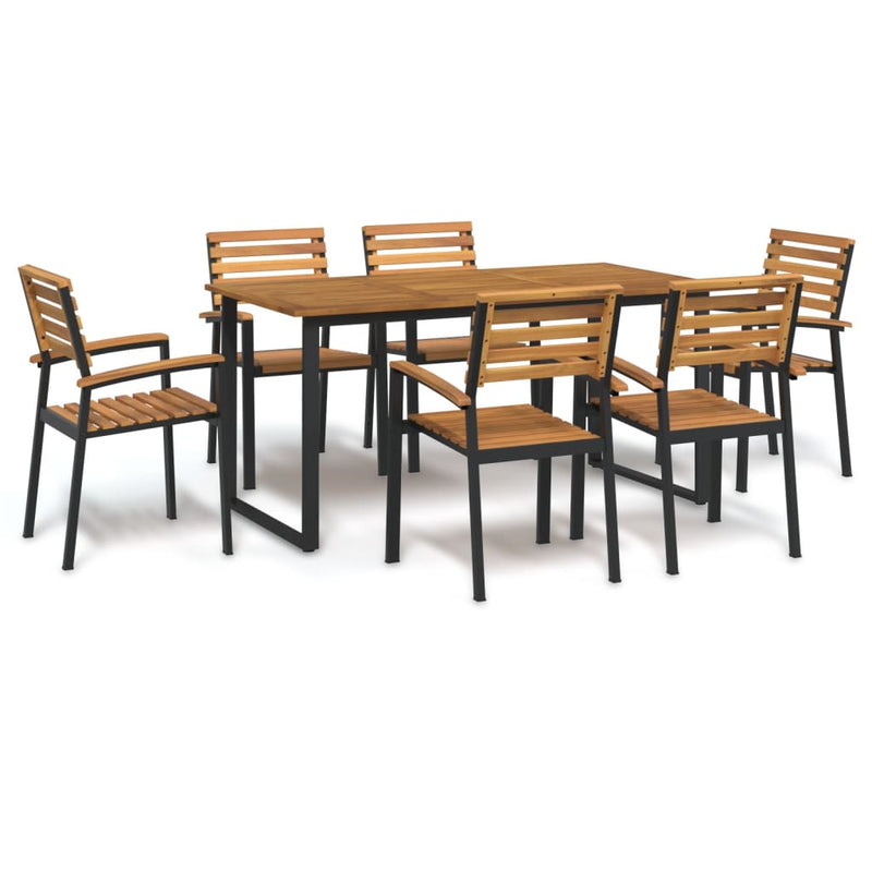 7_Piece_Garden_Dining_Set_Solid_Wood_Acacia_and_Metal_IMAGE_1_EAN:8720845746711